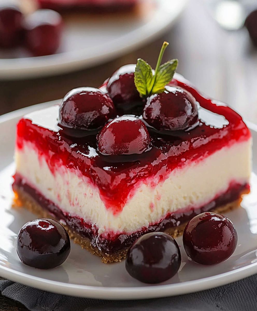 Kirsch Käsekuchen Dessert