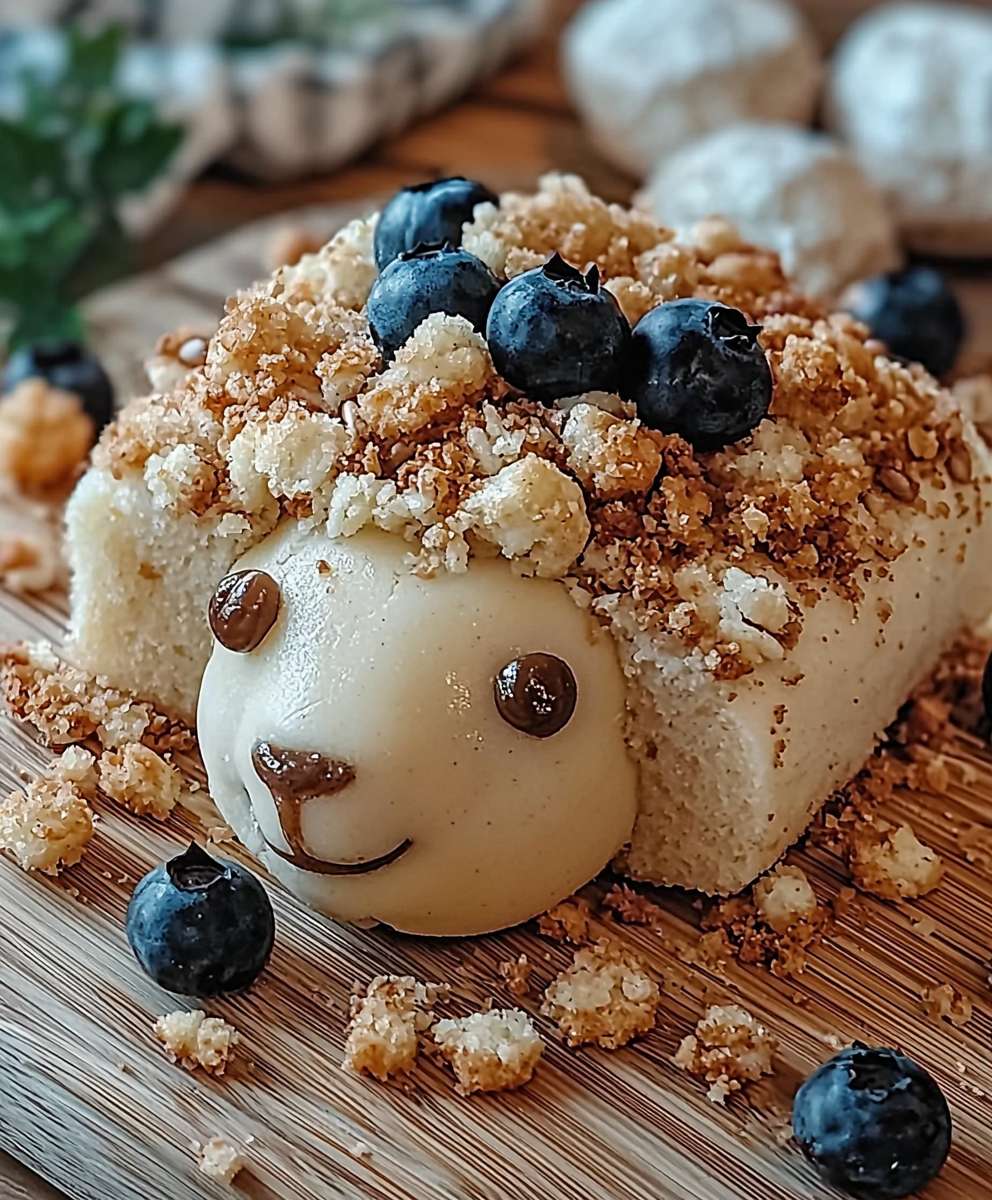 Streuselschaf backen