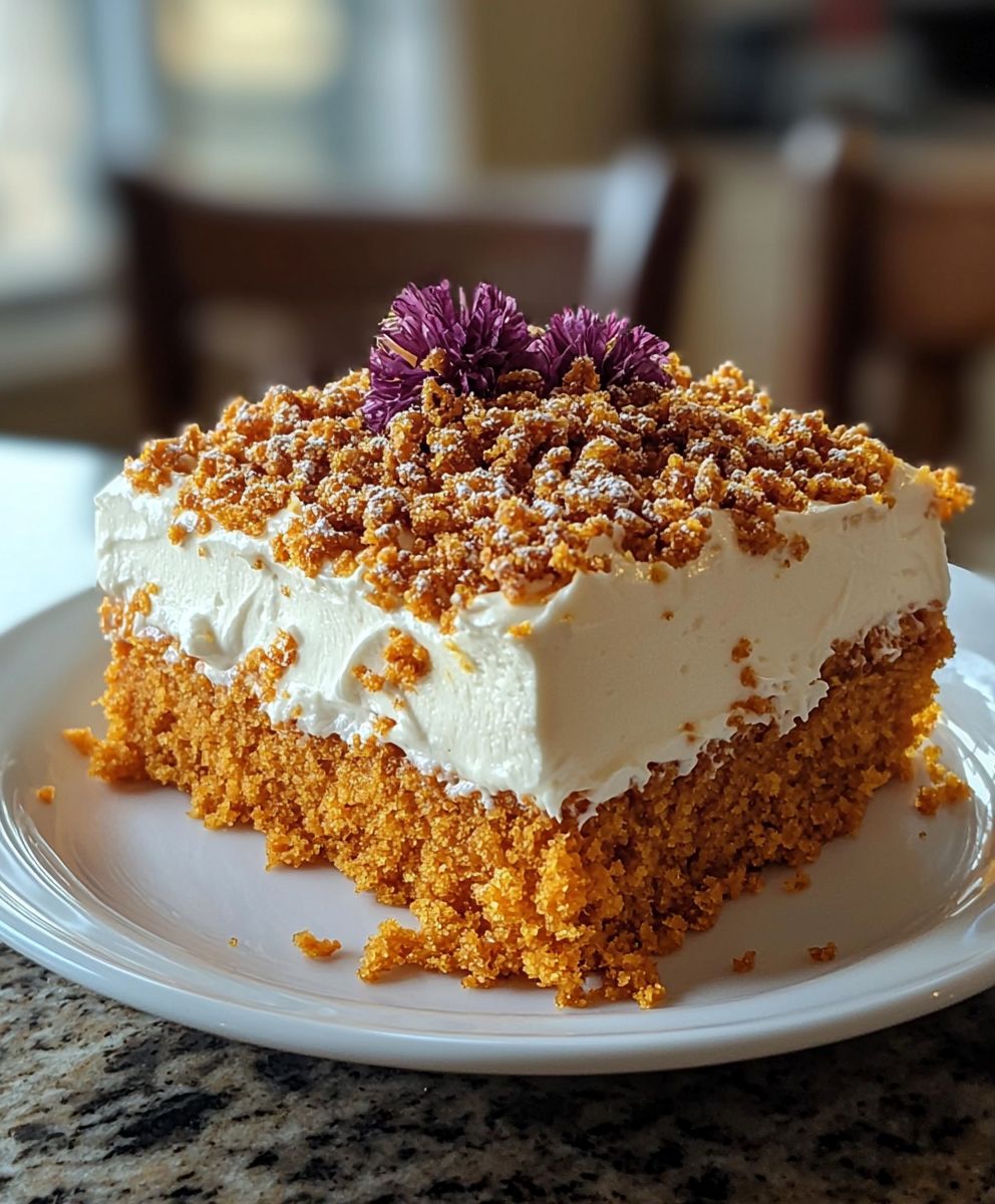 Karotten Poke Kuchen