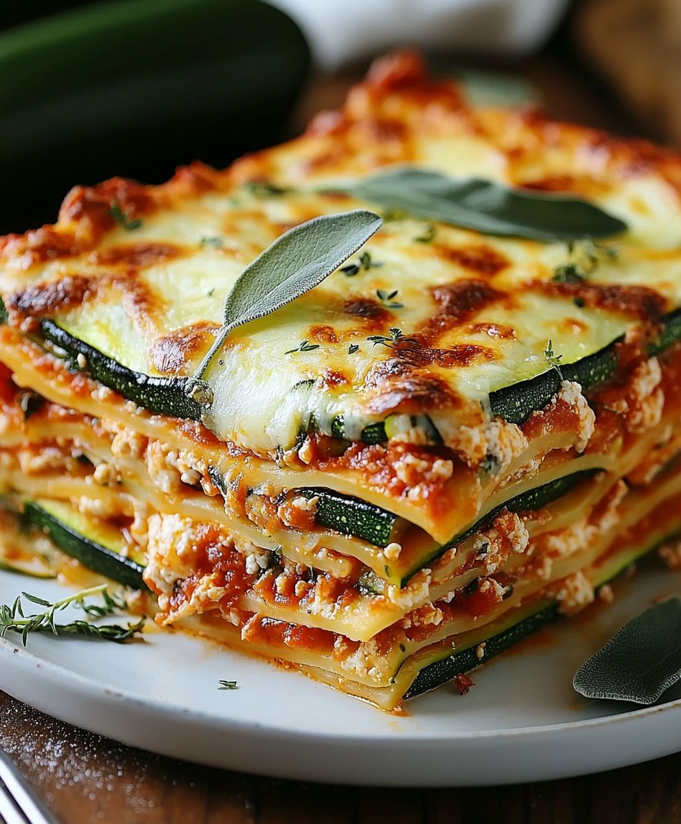 Zucchini Lasagne selber machen