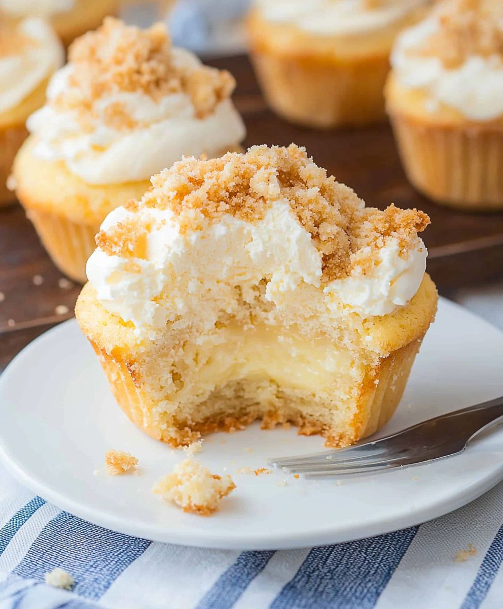 Käsekuchen Muffins Streusel