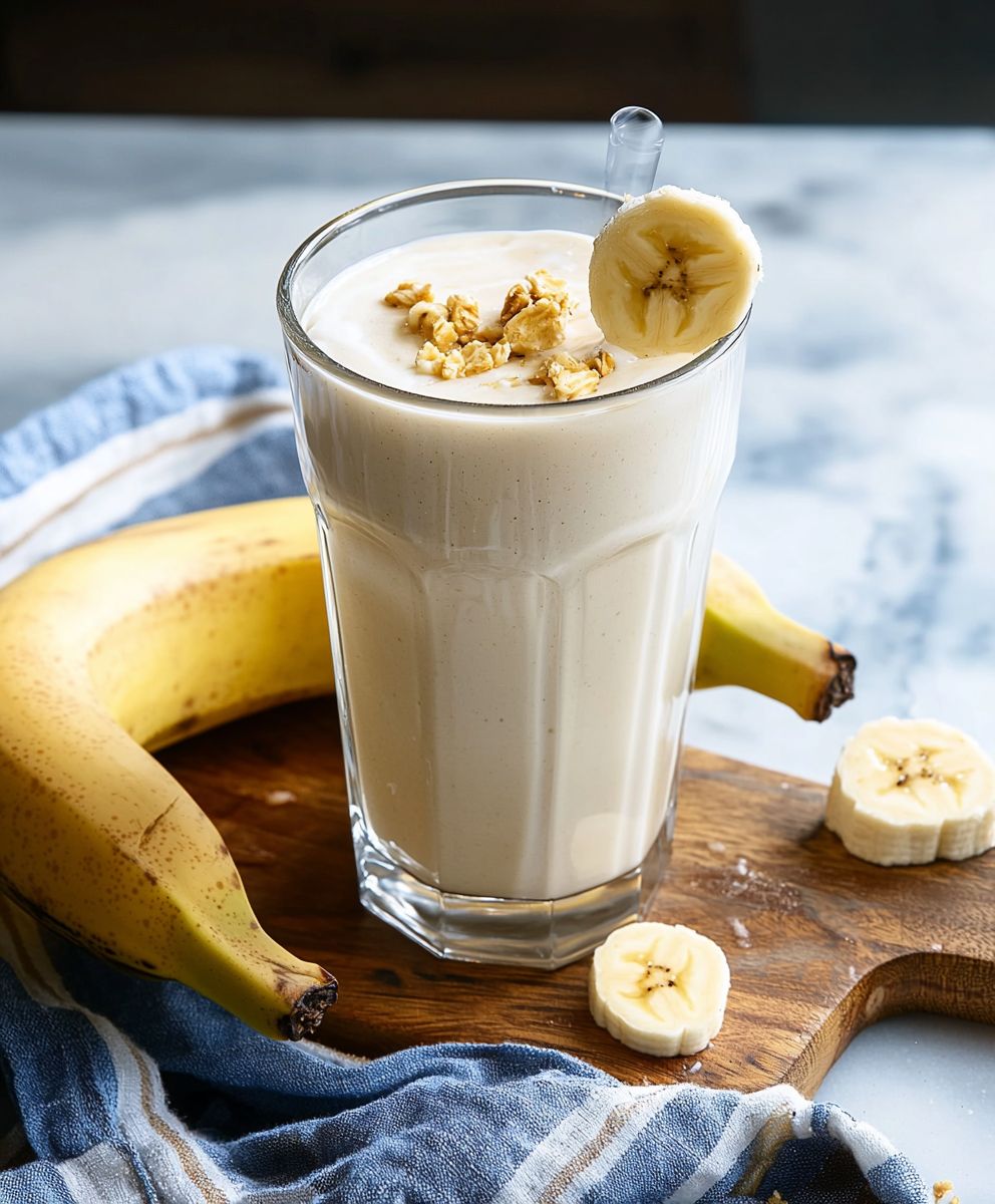 Bananen Quark Shake