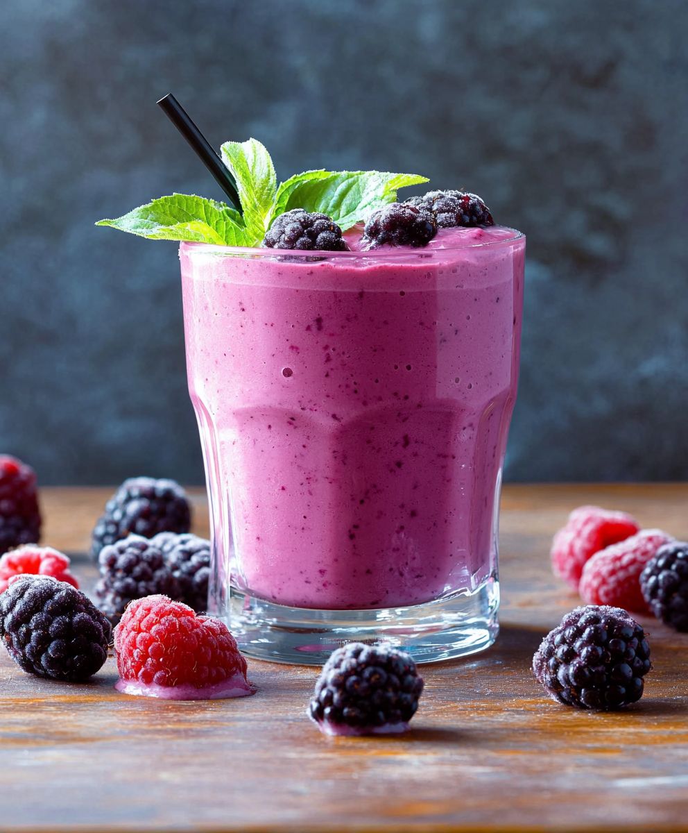 Brombeer Shake selber machen