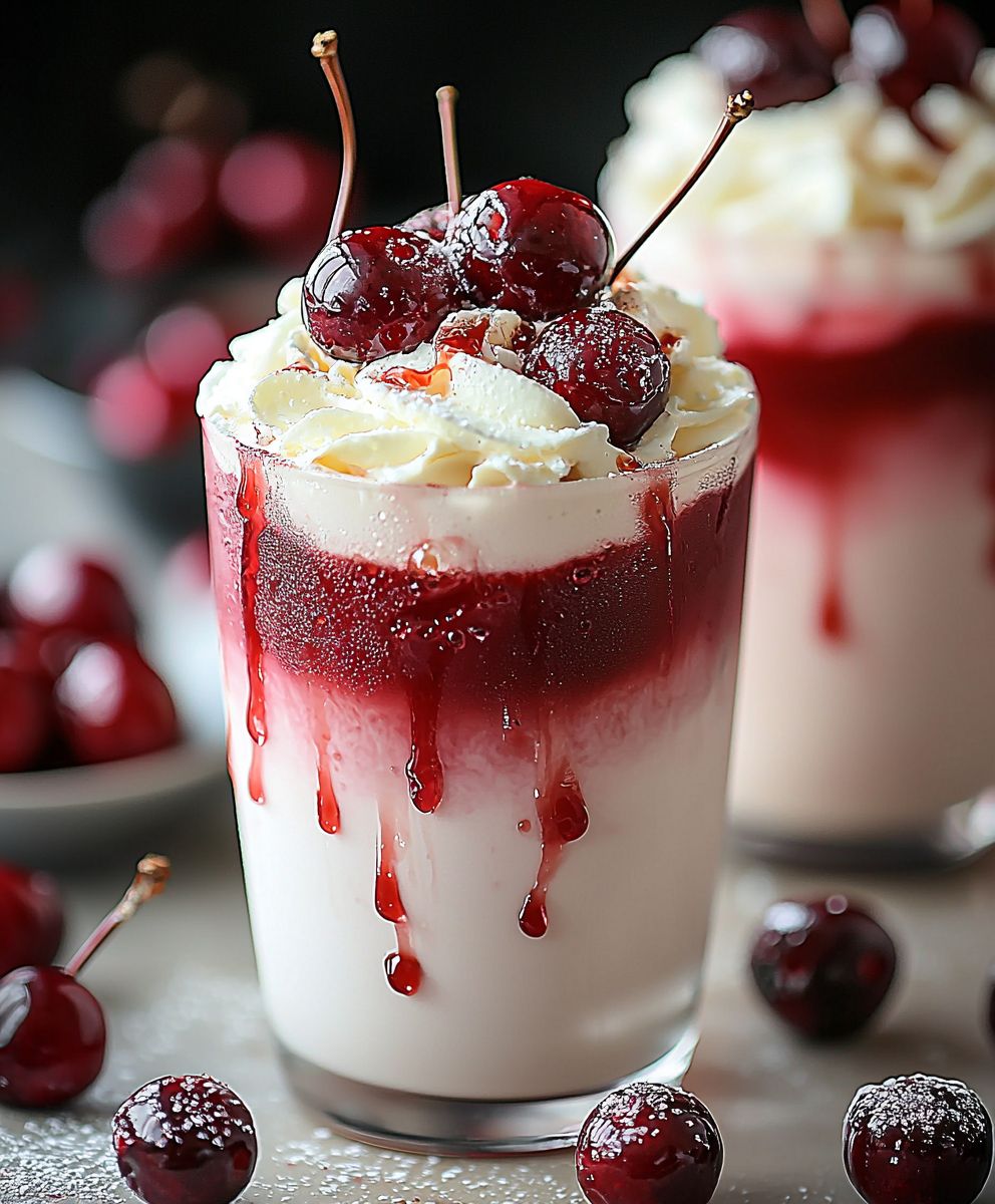 Kirsch Vanille Tee Latte