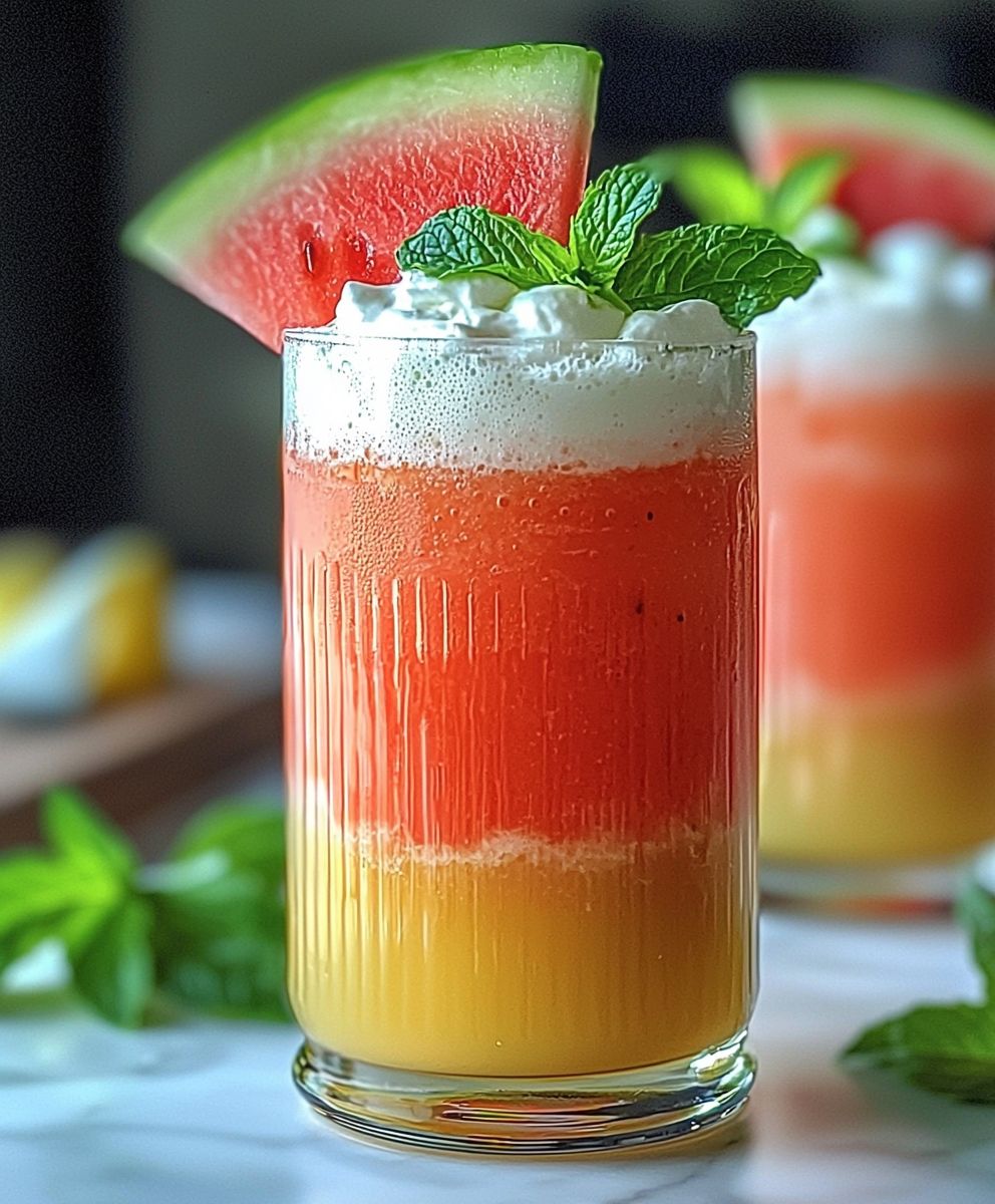 Wassermelone Grüntee Shake