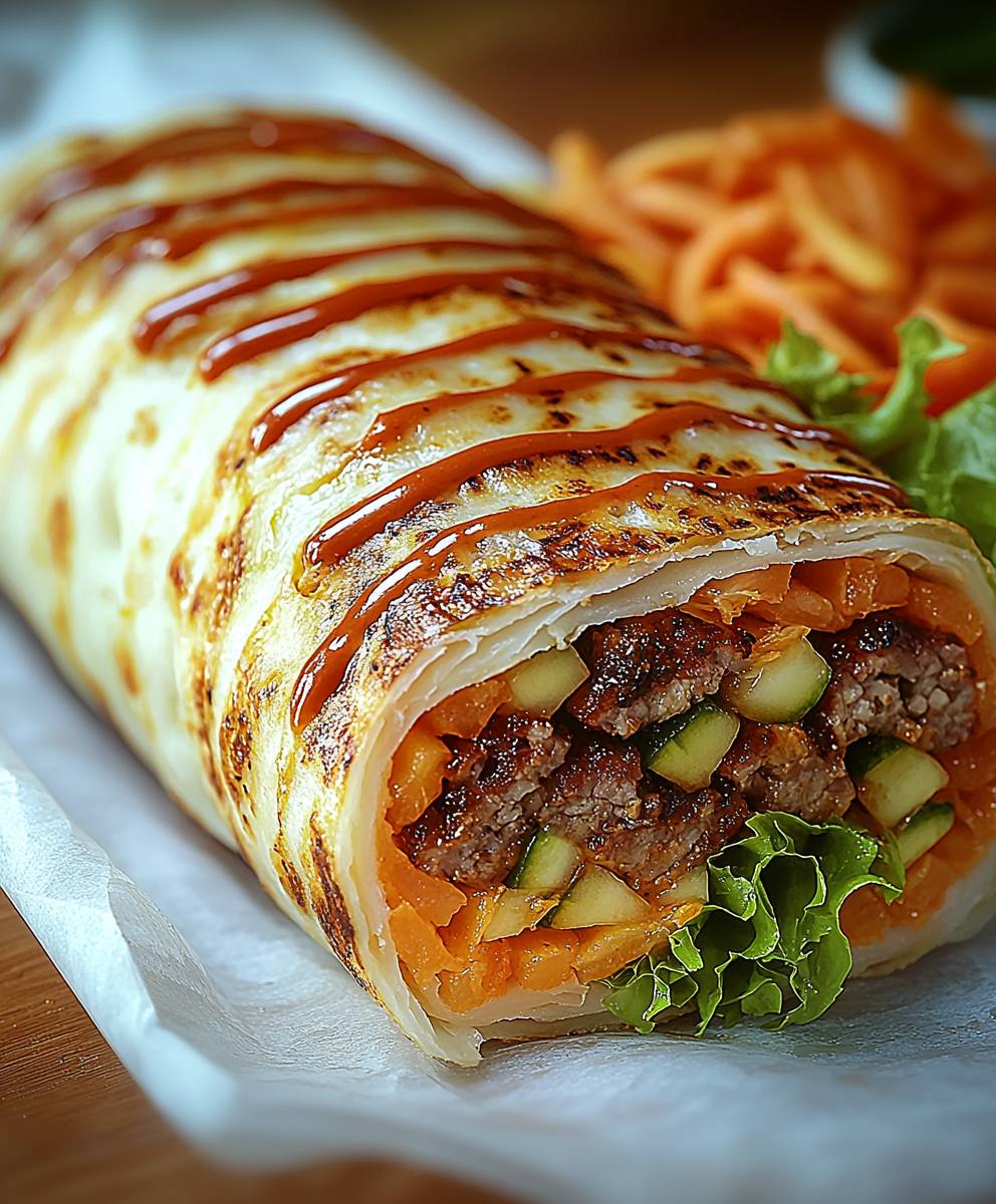Low Carb Big Mac Rolle