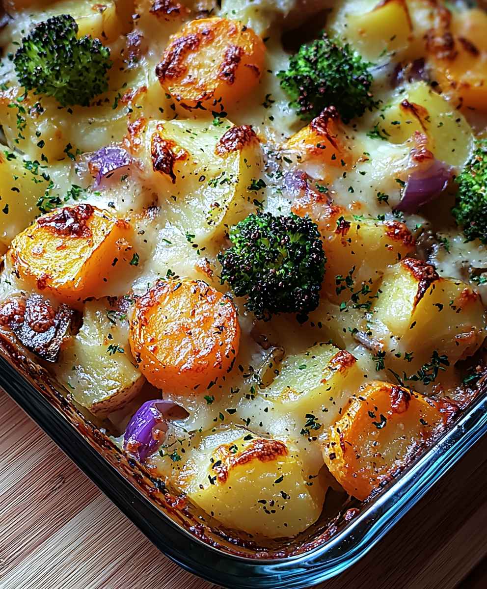 Gemüseauflauf mit Kartoffeln