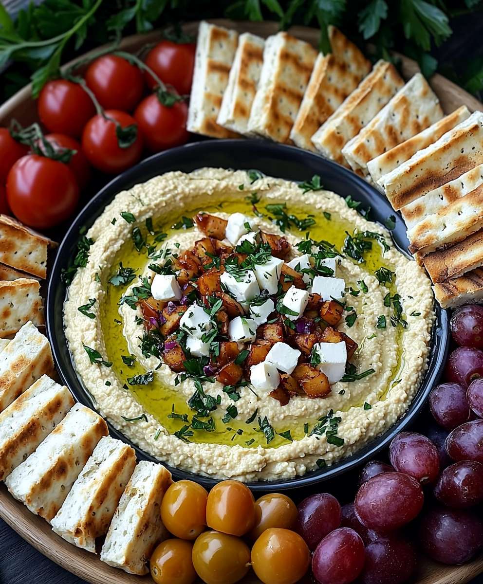 Hummus Party Dip Platte