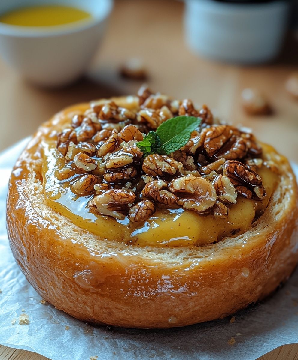 Walnussbrötchen backen