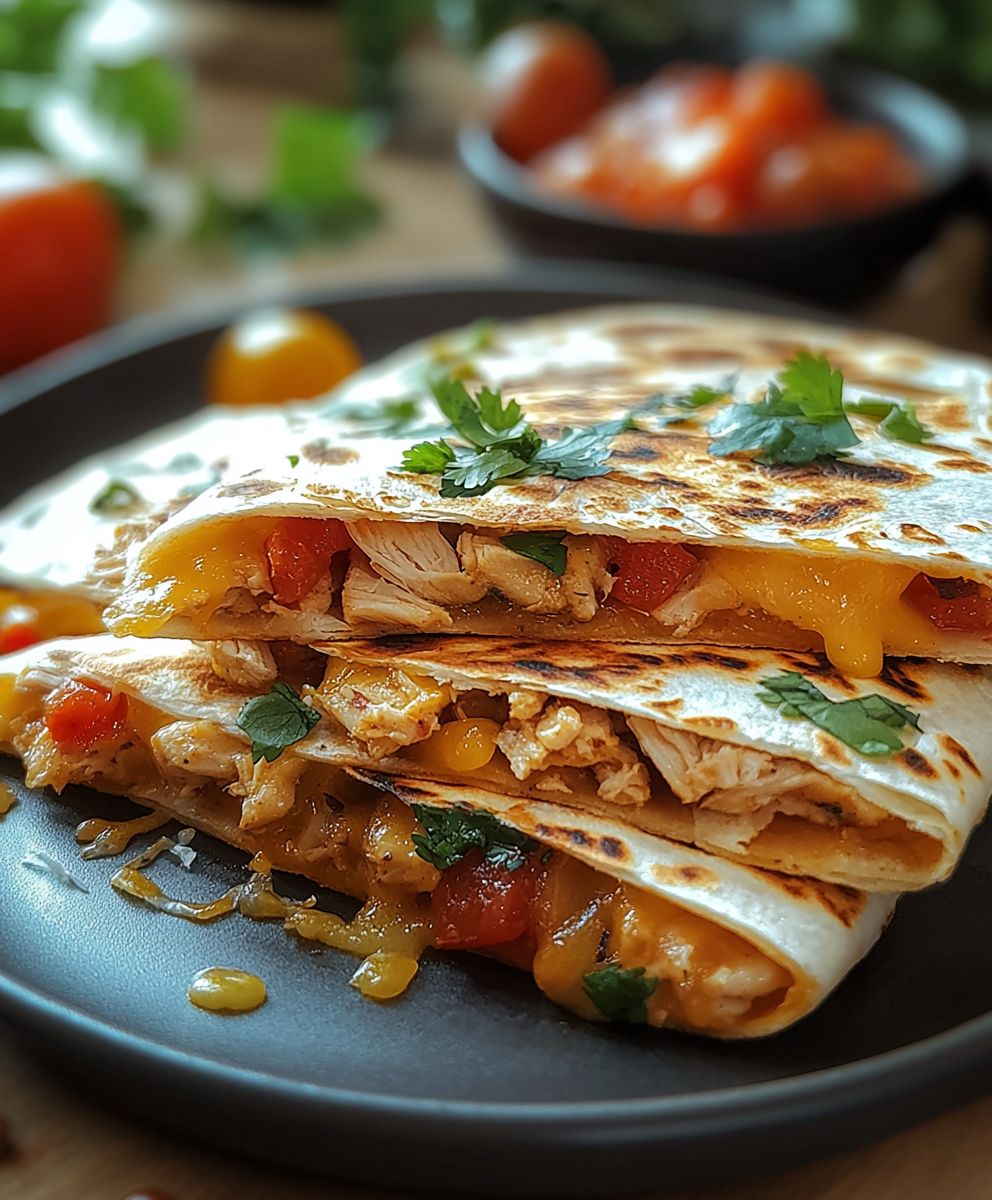 Hähnchen Quesadilla einfach