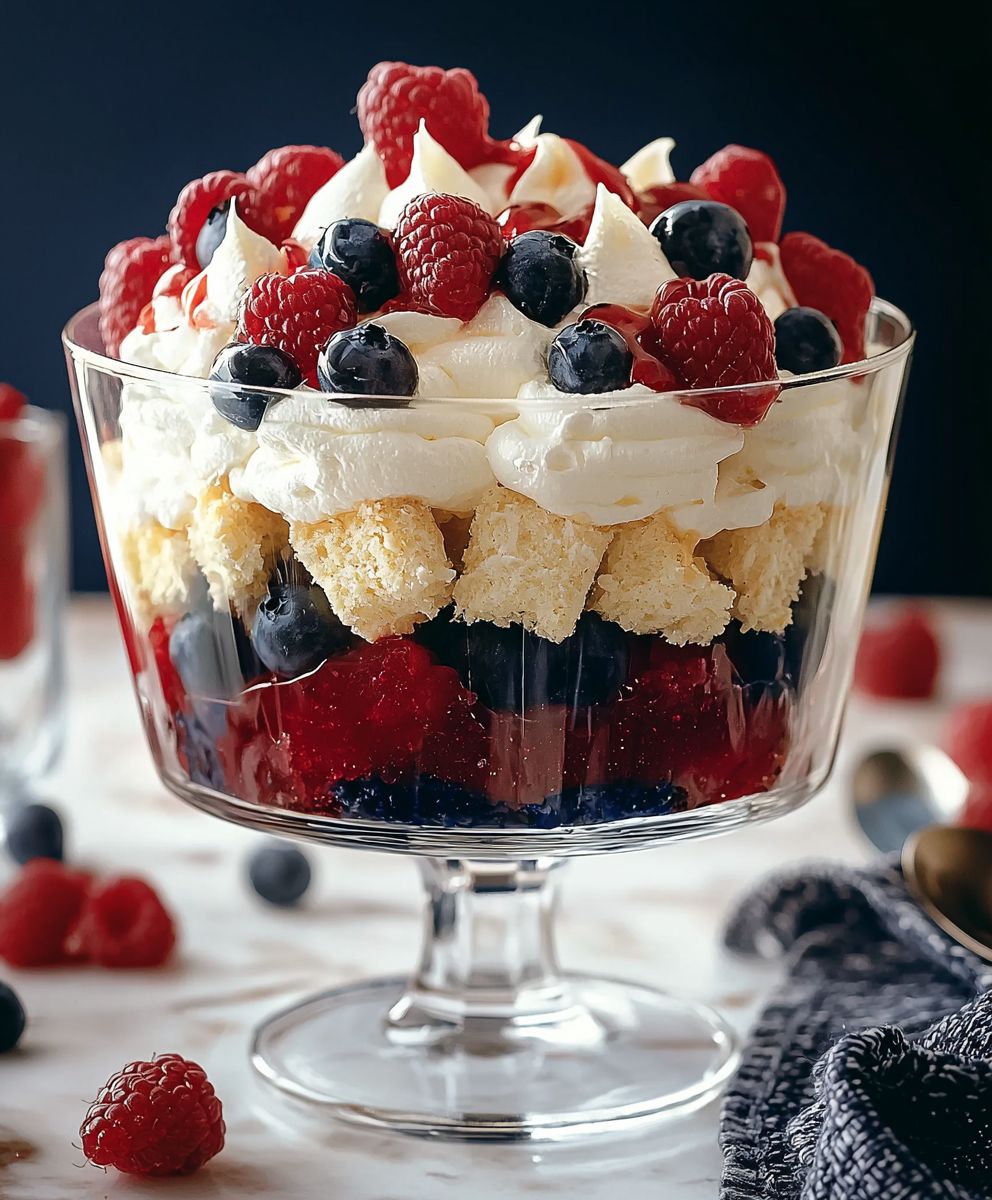 Rot Weiss Blau Trifle