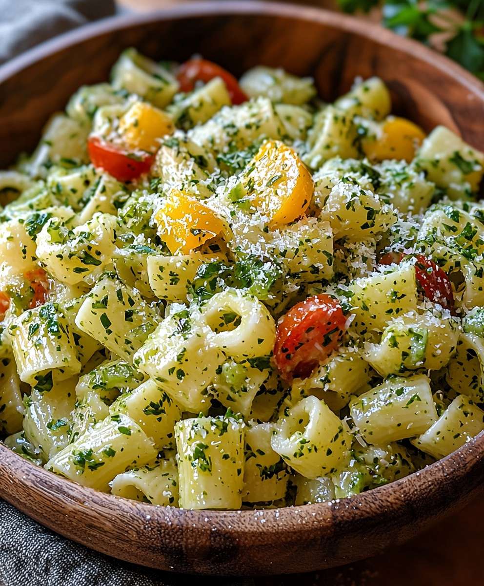 Koriander Limetten Nudelsalat