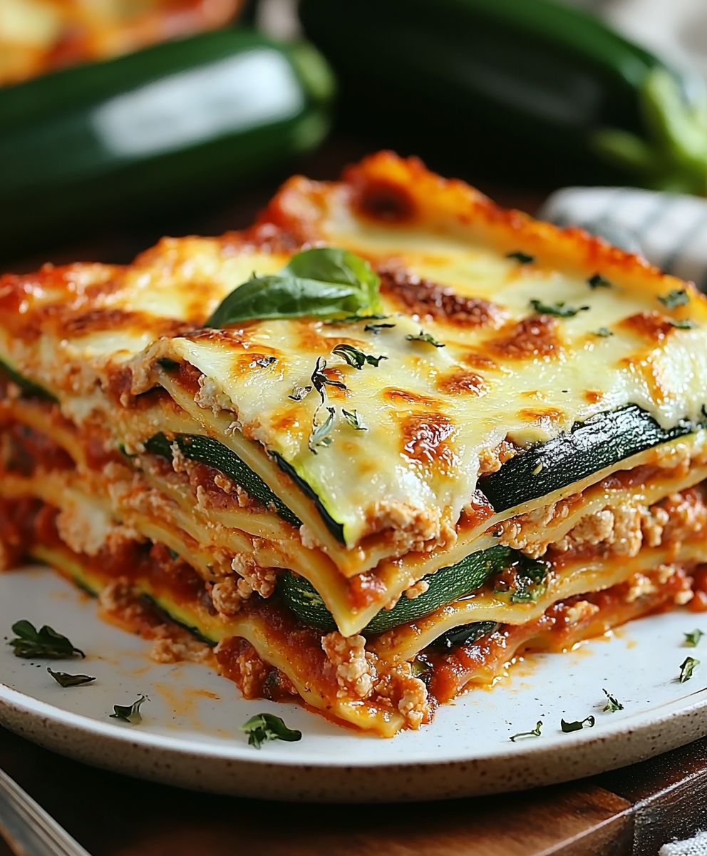 Zucchini Lasagne selber machen
