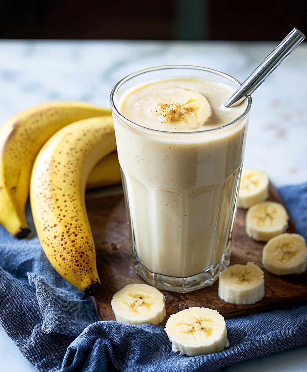 Bananen Quark Shake