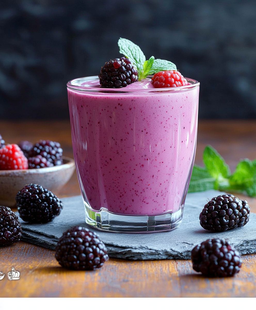 Brombeer Shake selber machen