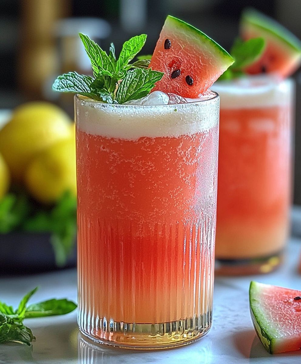 Wassermelone Grüntee Shake