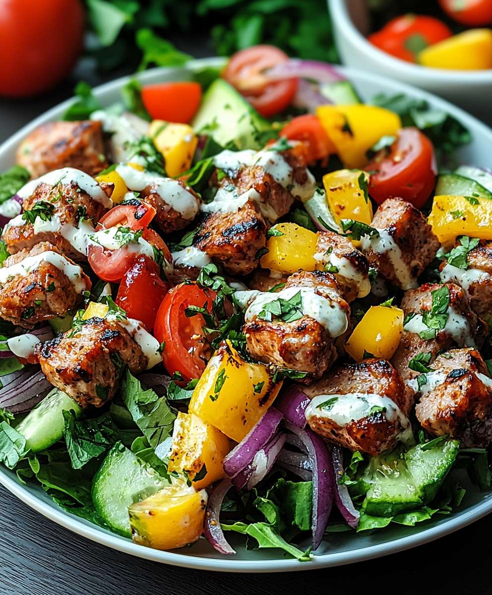 Low Carb Döner Salat