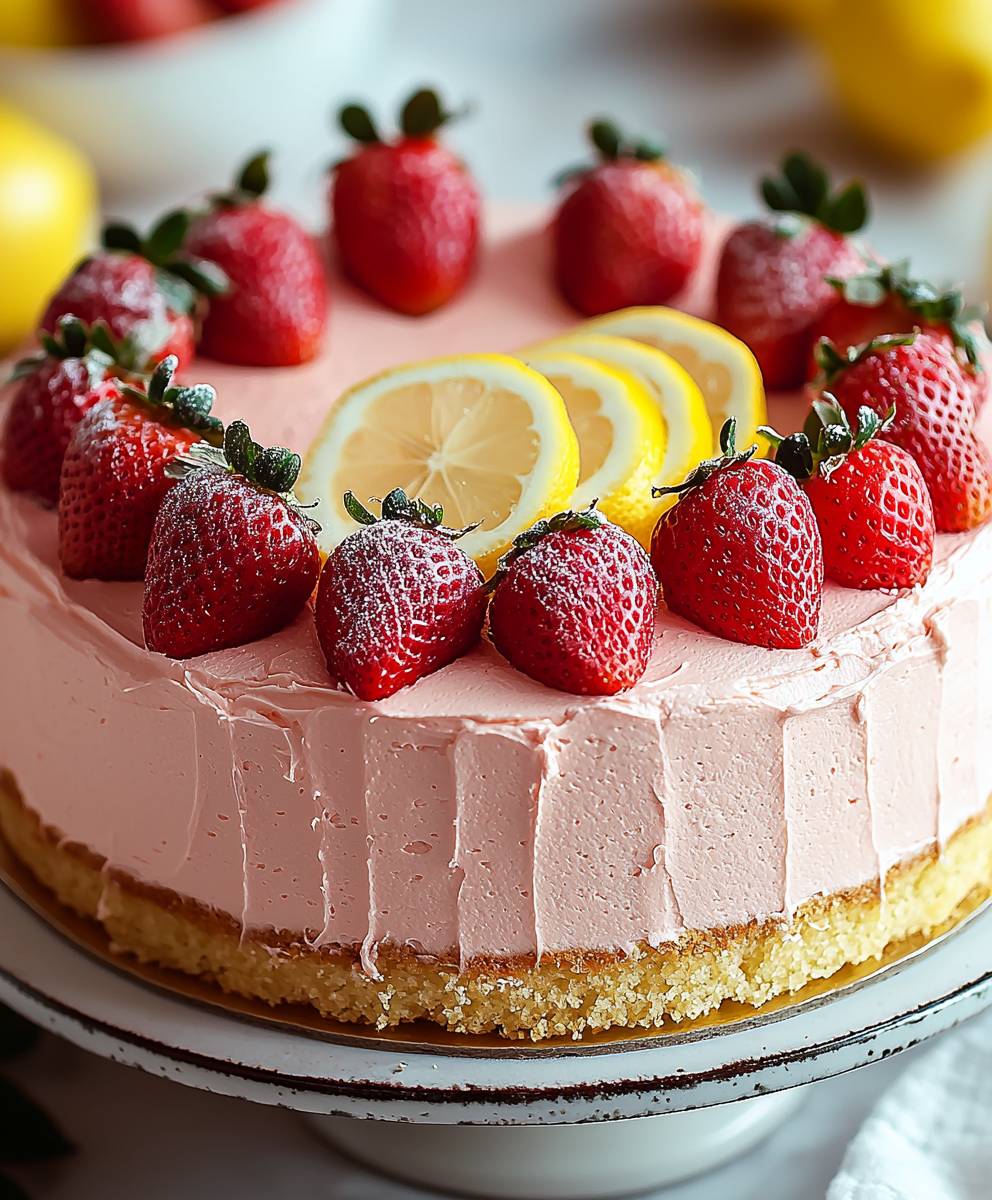 Erdbeer Zitronen Kuchen
