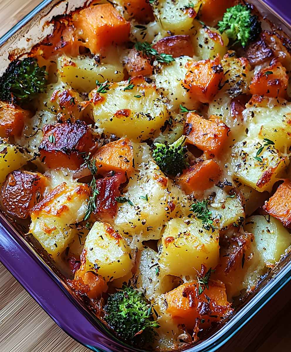 Gemüseauflauf mit Kartoffeln