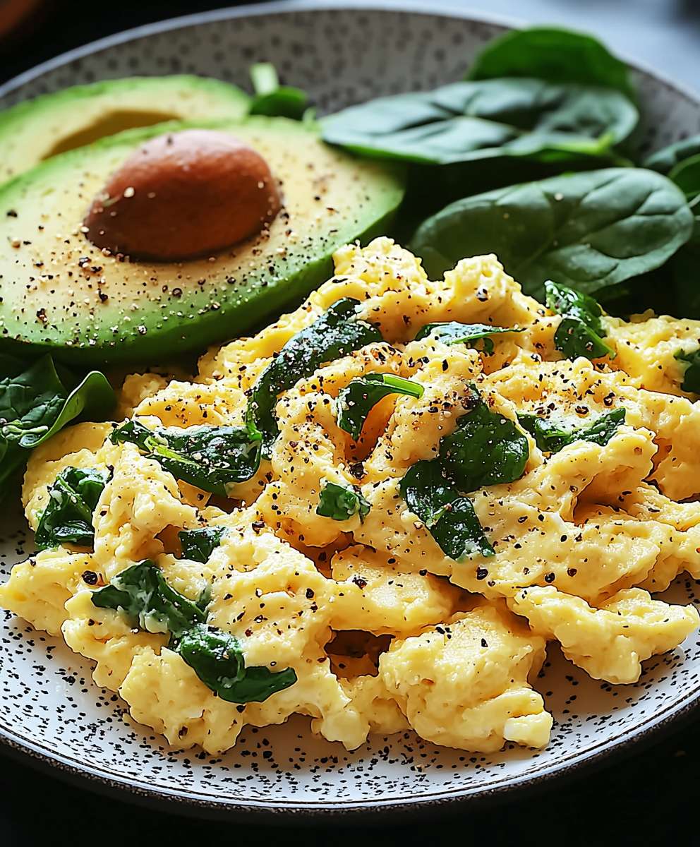 Rührei Spinat Avocado