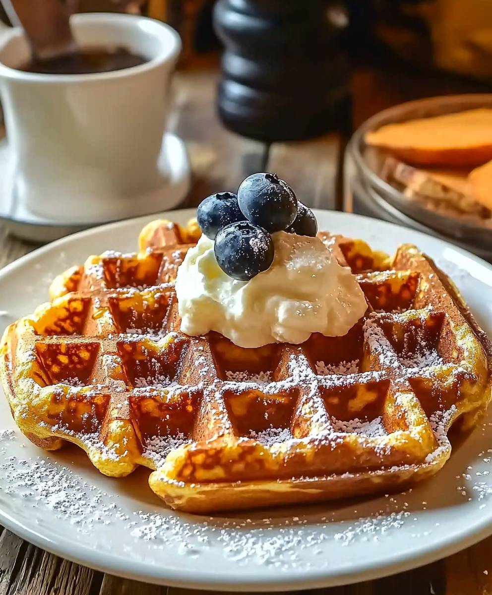Süßkartoffel Waffeln einfach backen