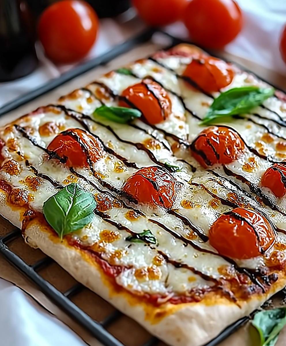 Caprese Pizza Blech