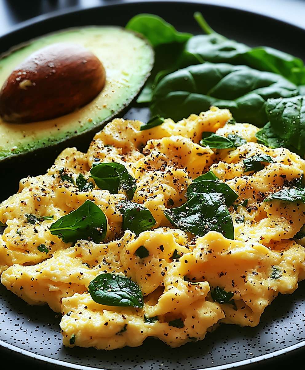 Rührei Spinat Avocado