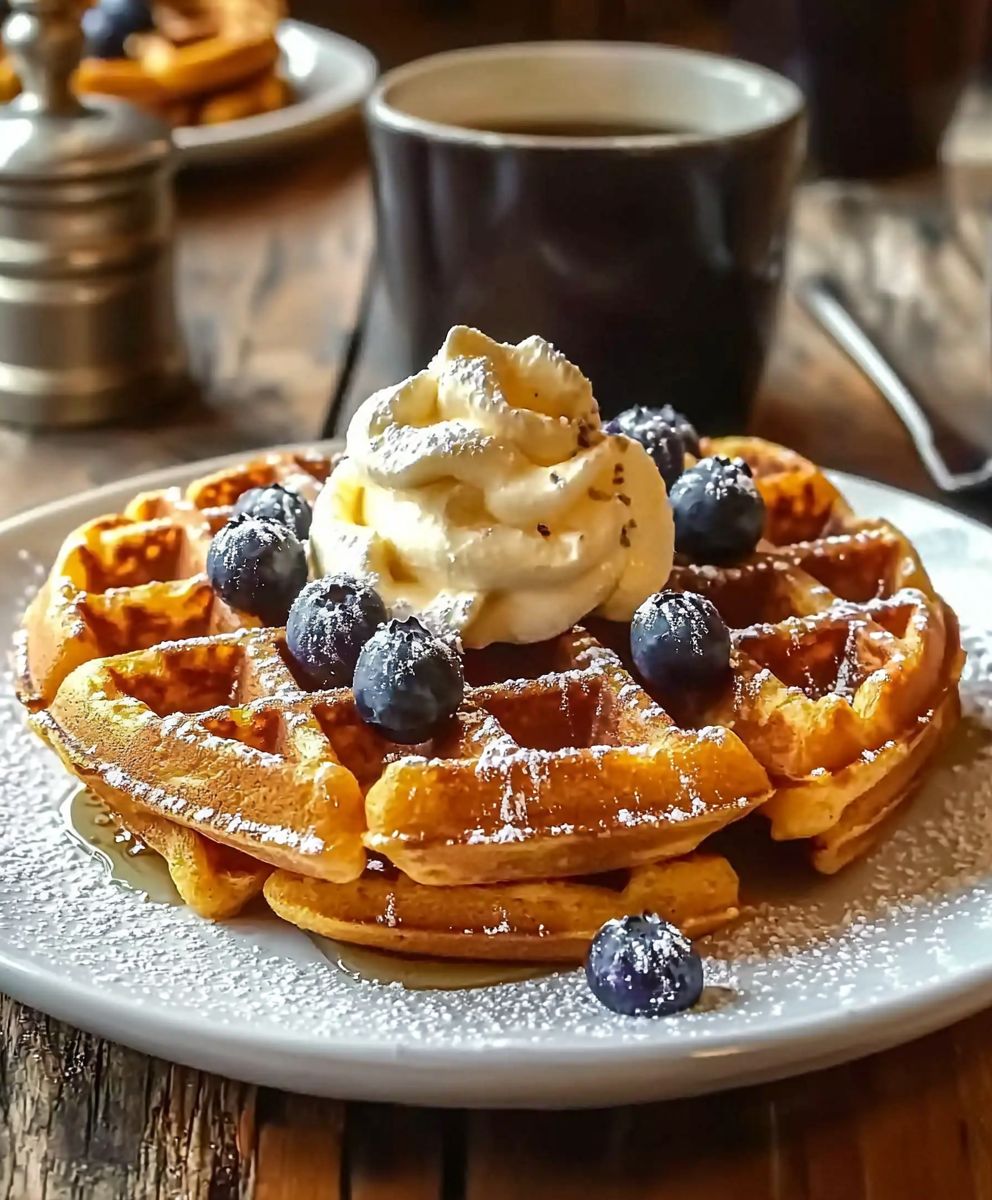Süßkartoffel Waffeln einfach backen