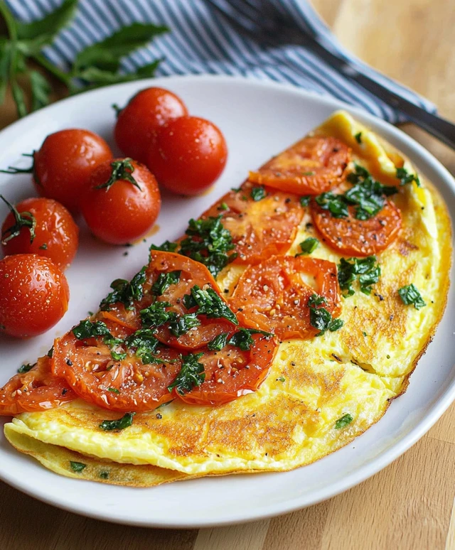 Tomaten Käse Omelett Mikrowelle
