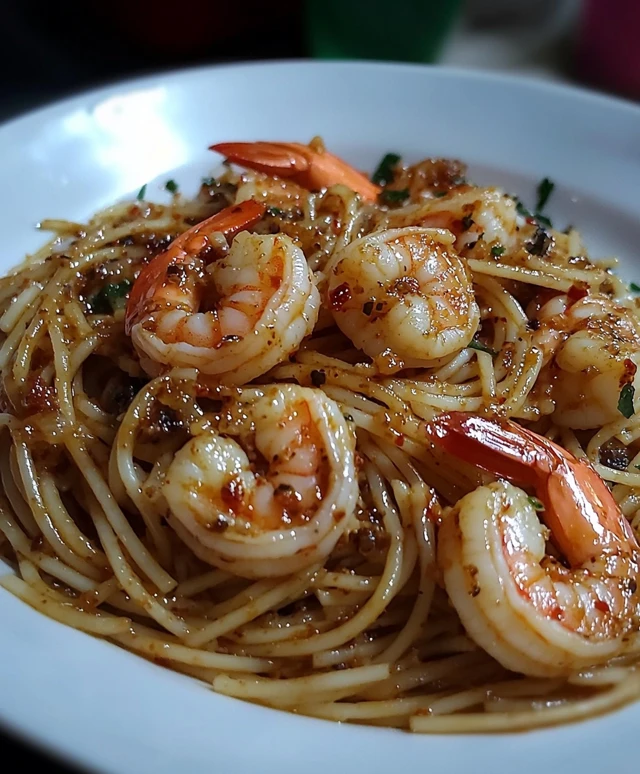 Garnelen mit Chili und Knoblauch