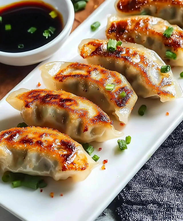 Gyoza Teigtaschen herstellen