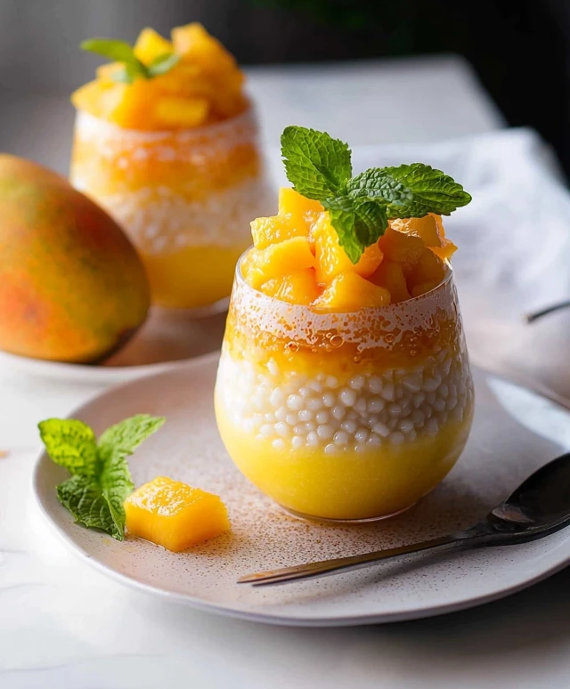 Mango Pomelo Sago Pudding
