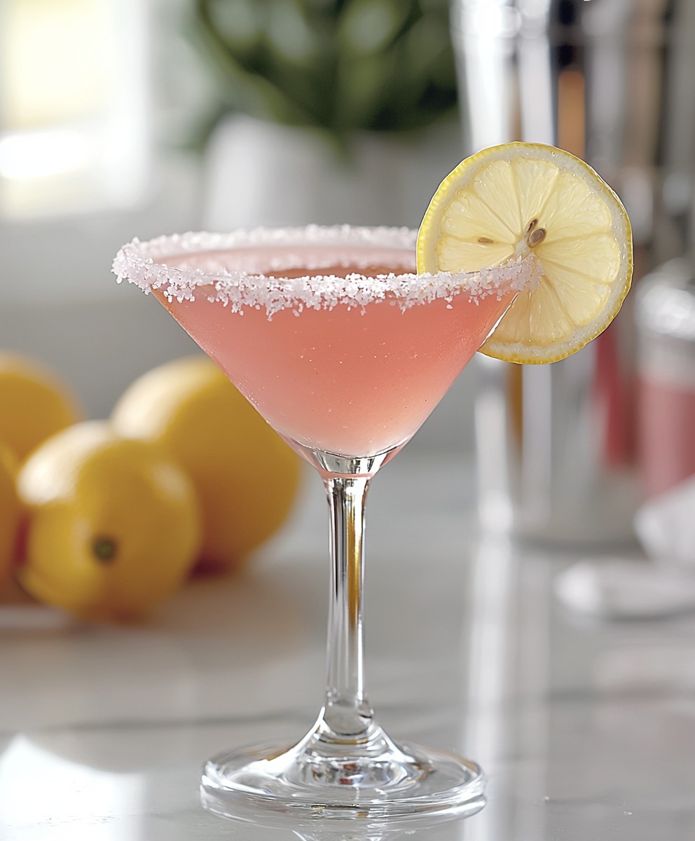 Pink Lemon Drop Martini
