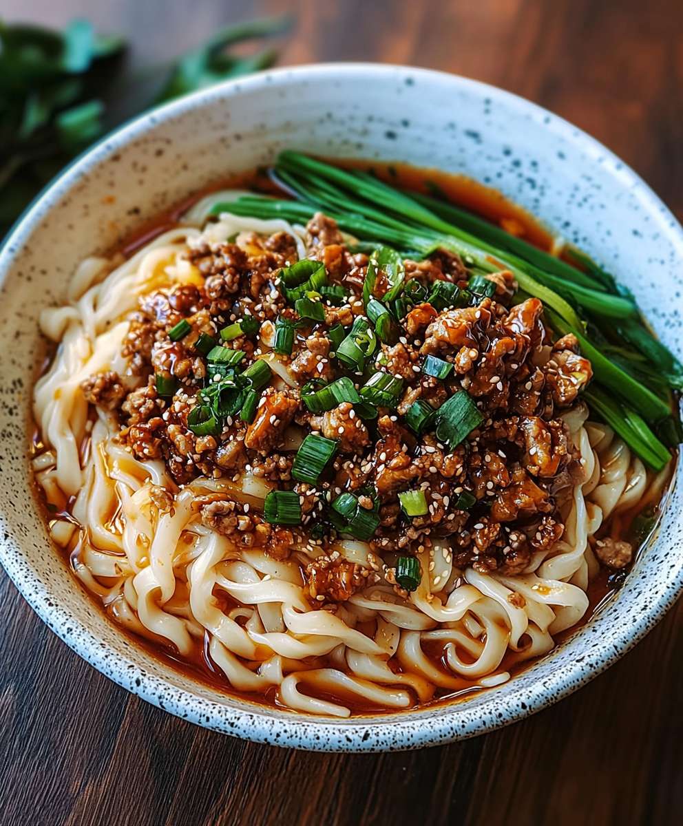 Dandan-Nudeln kochen