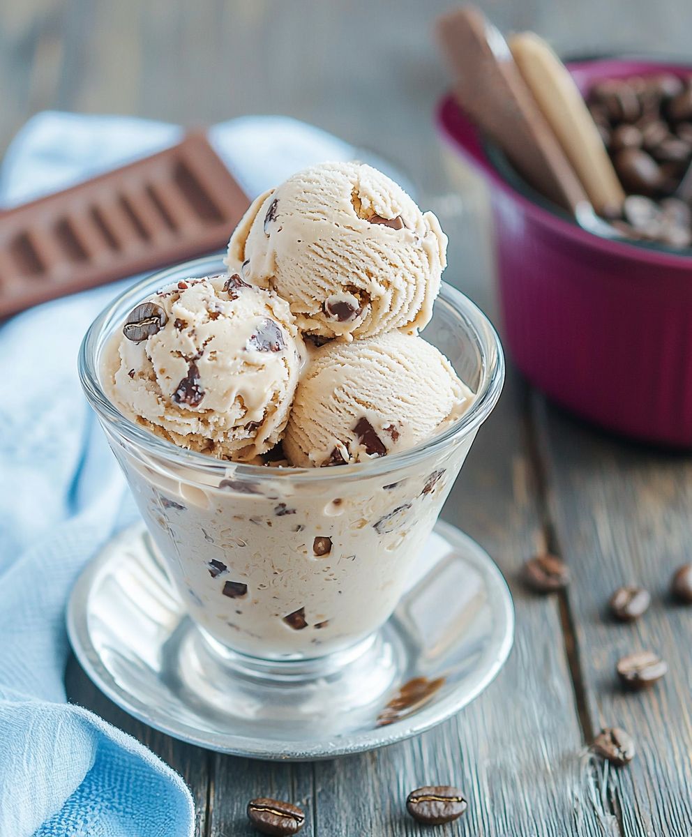 Kaffeeeis ohne Eismaschine