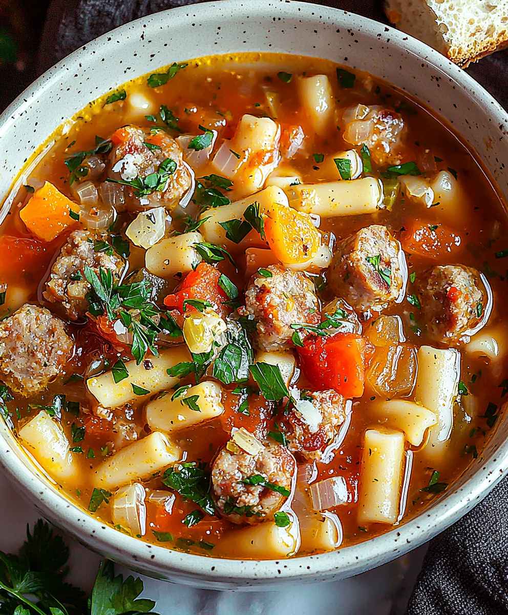 Italienische Wurstsuppe