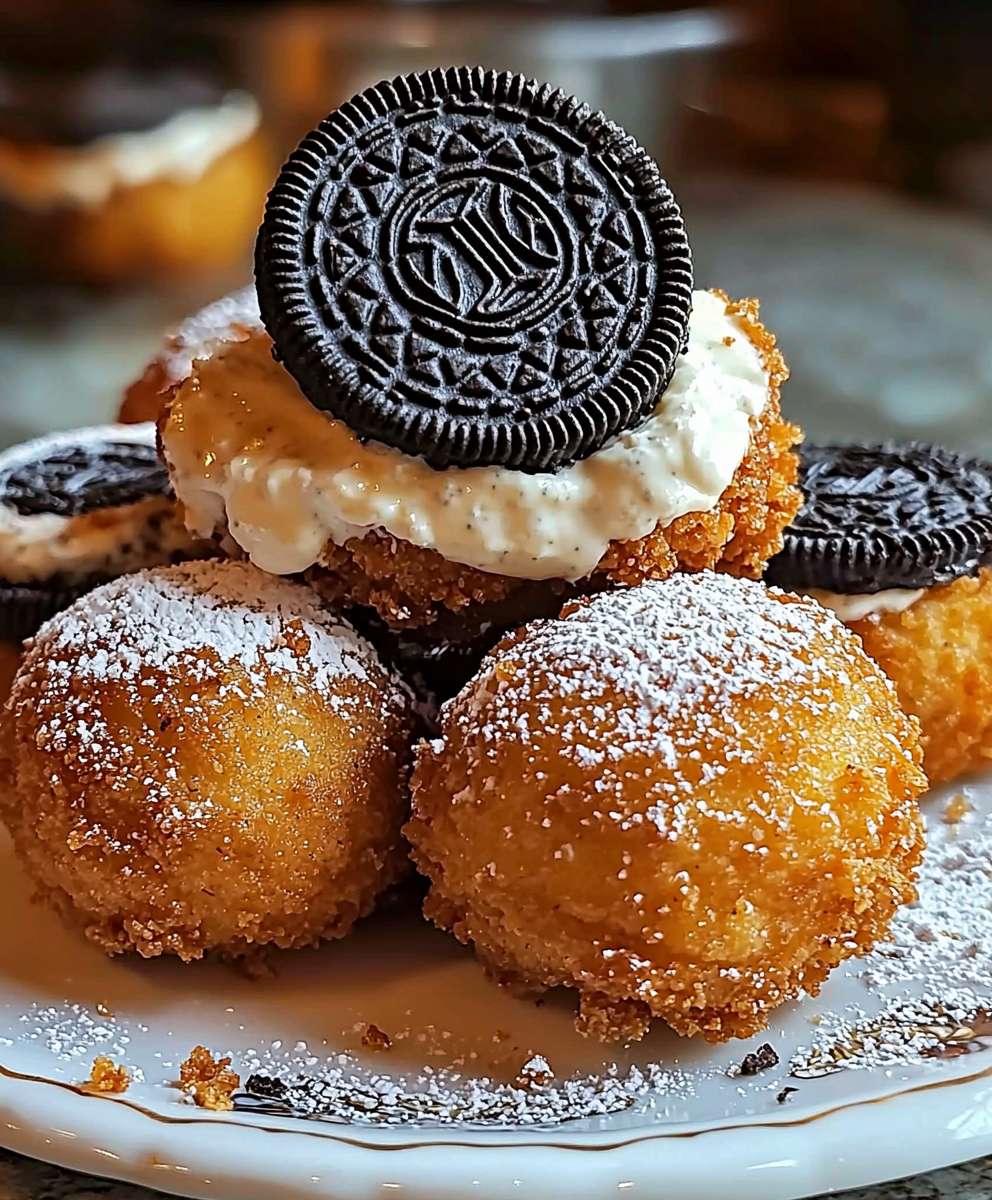 Frittierte Oreos Cheesecake