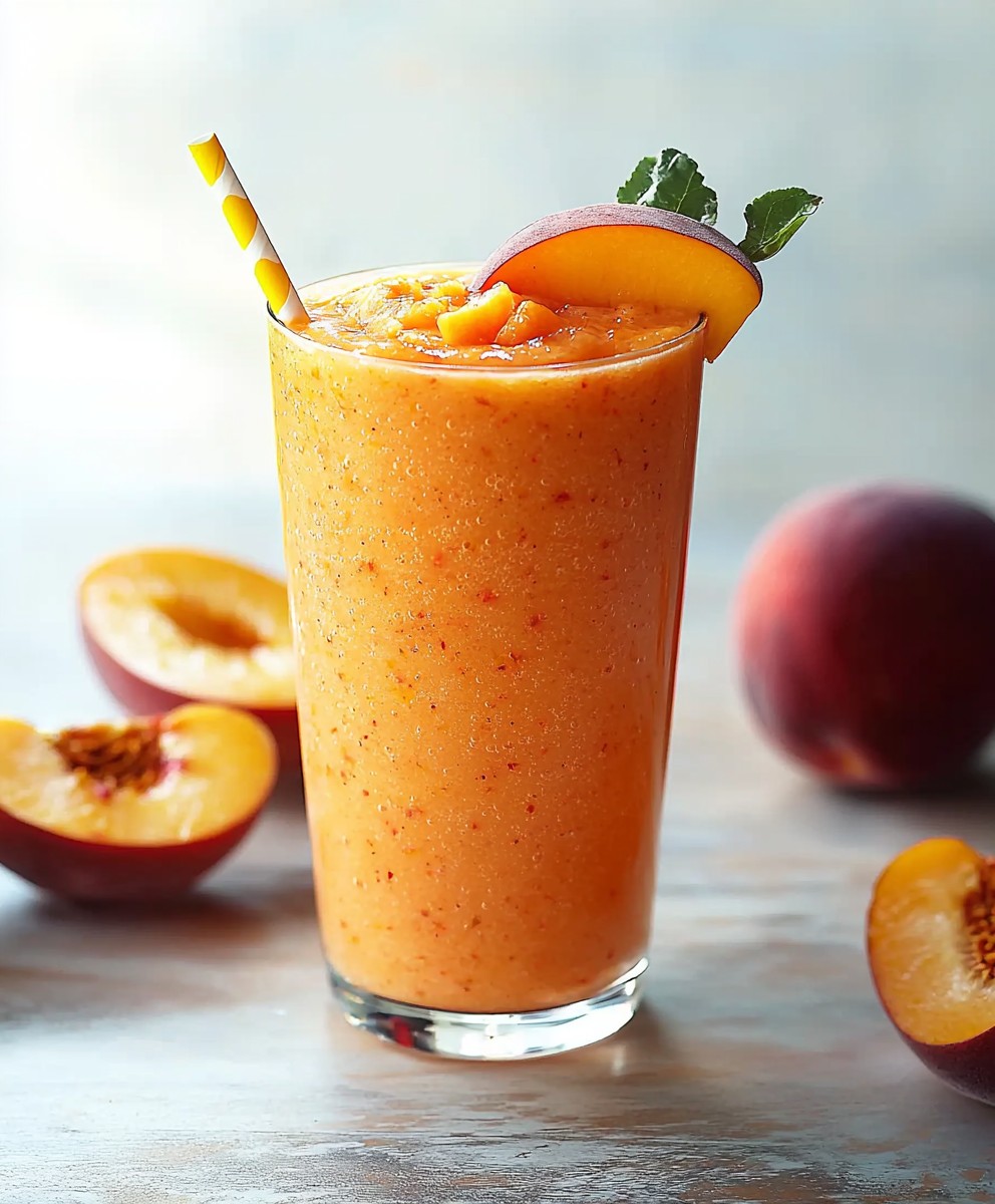 Ingwer Pfirsich Smoothie
