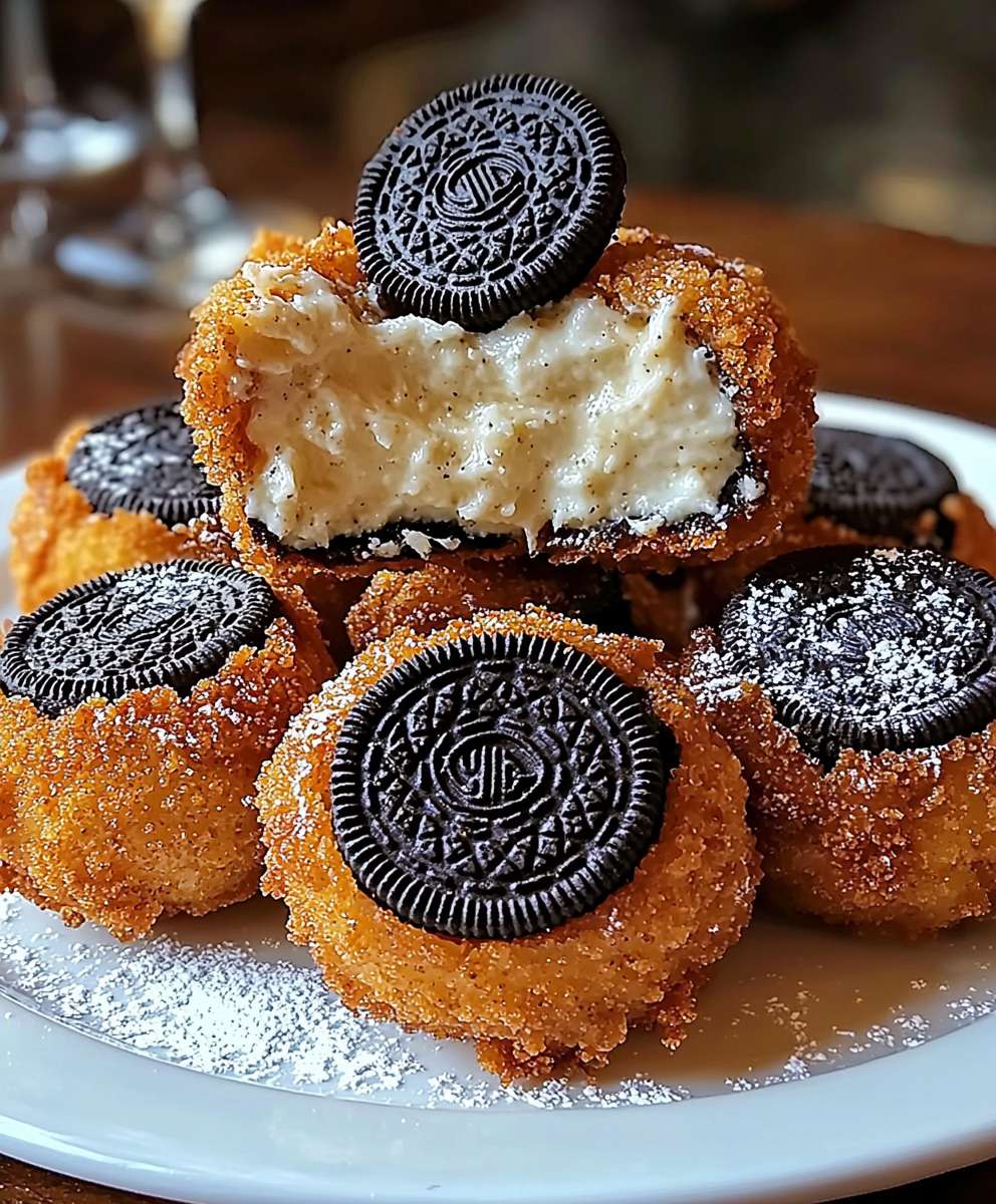 Frittierte Oreos Cheesecake