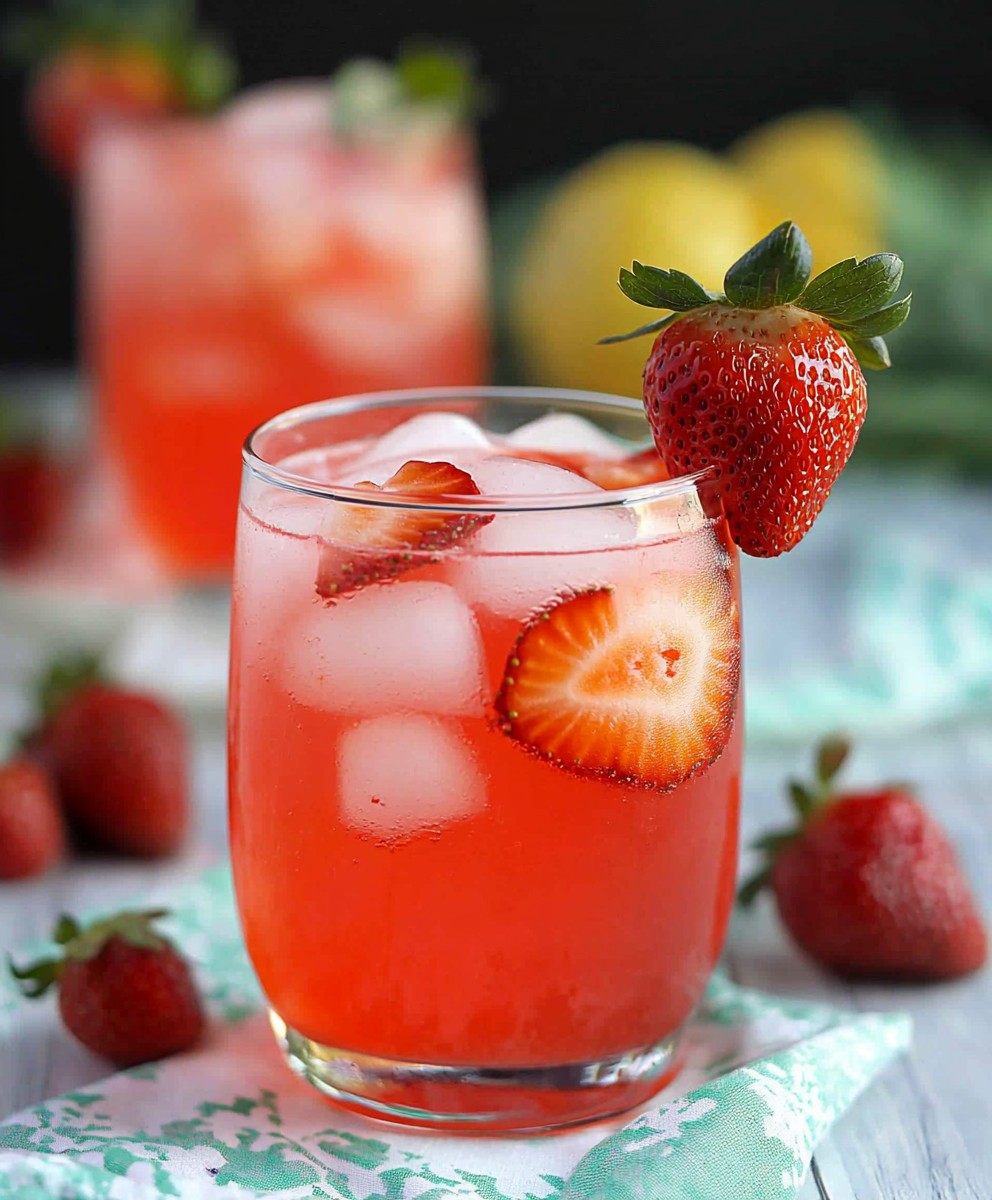Erdbeerlimonade selber machen