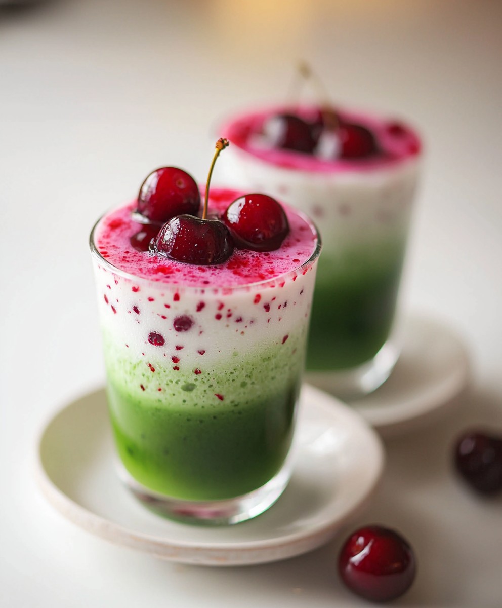 Kirsch Matcha Latte