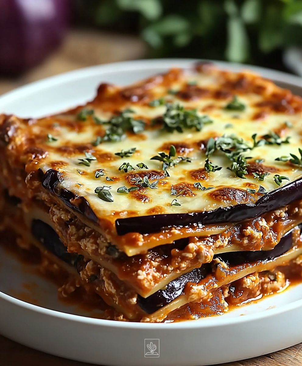 Auberginen Lasagne selber machen