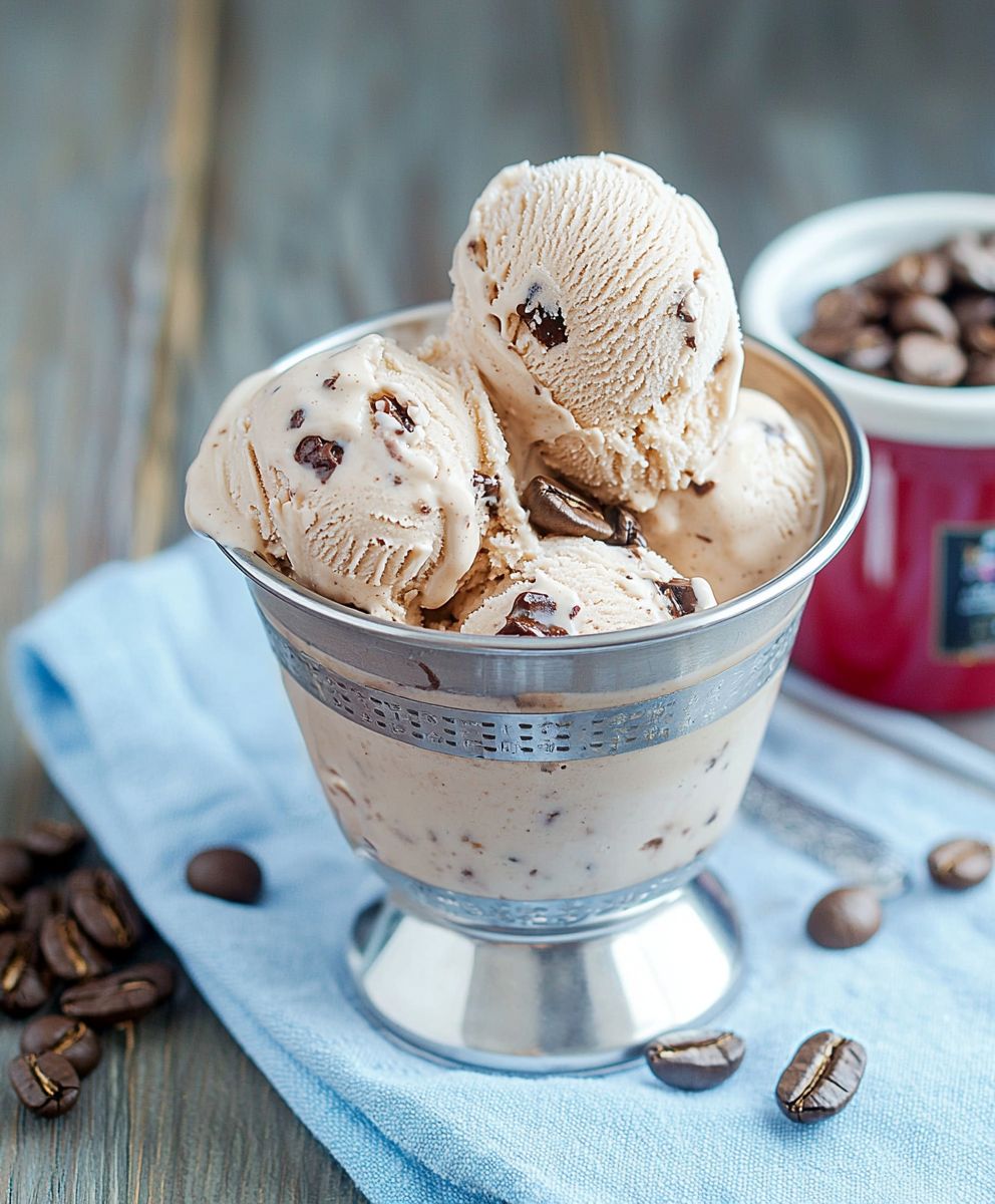 Kaffeeeis ohne Eismaschine