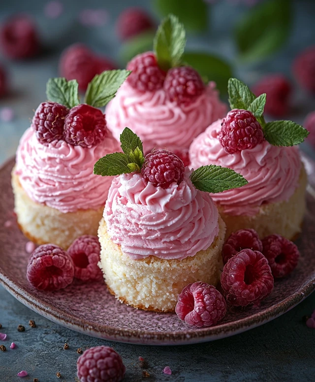 Himbeer Käsekuchen Häppchen