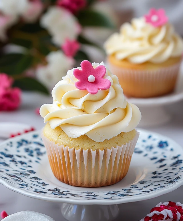 Vanille Cupcakes mit Buttercreme