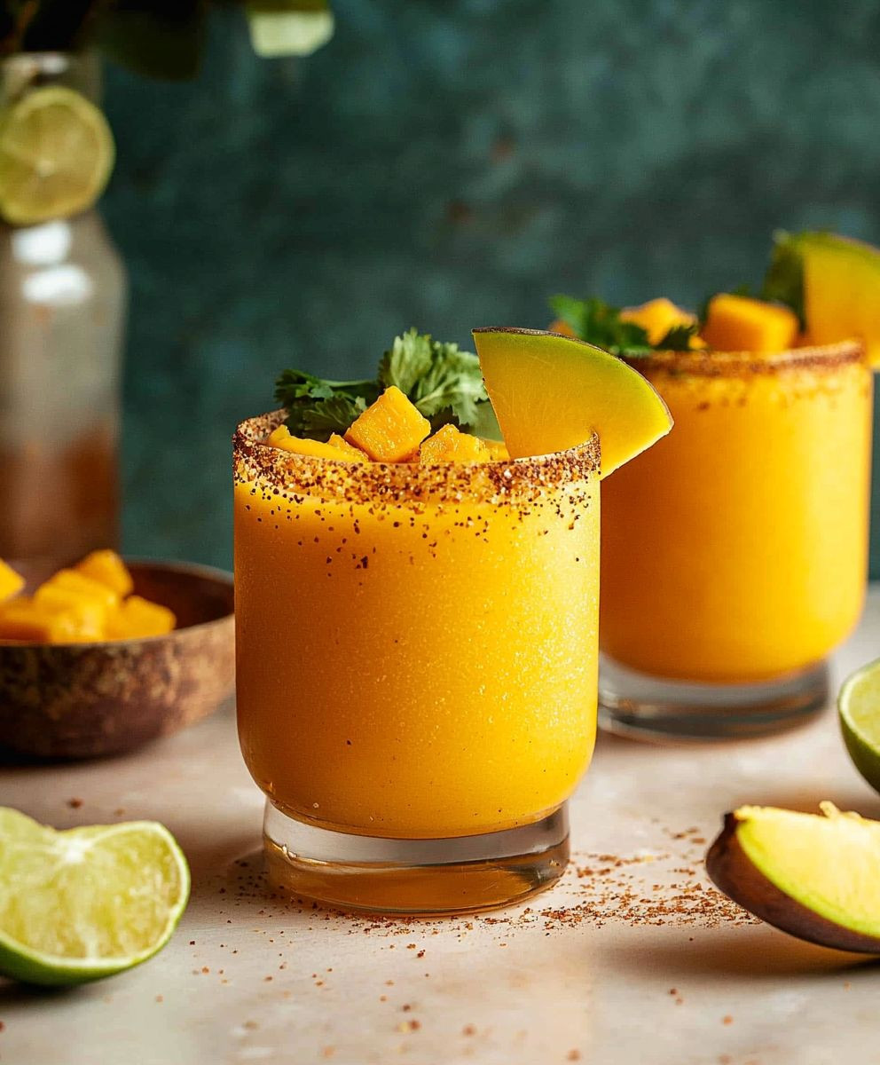 Rauchige Mango Margaritas