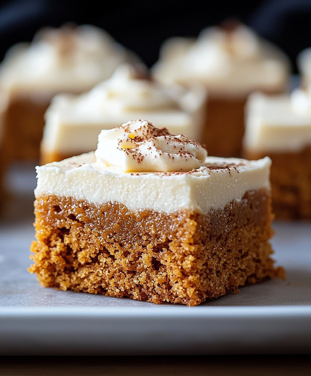 Kürbisriegel mit Zuckerguss