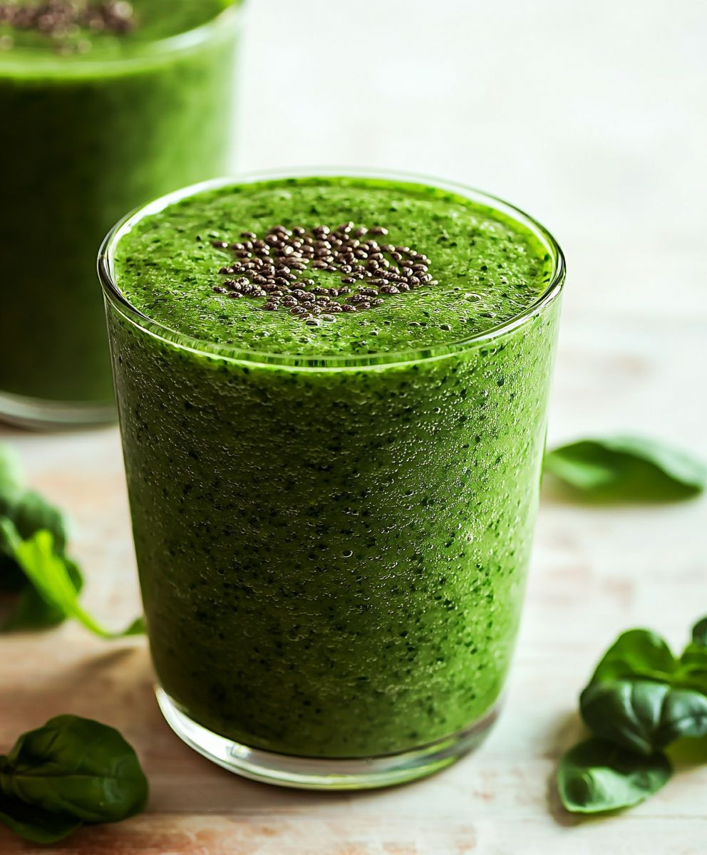 Veganer grüner Smoothie