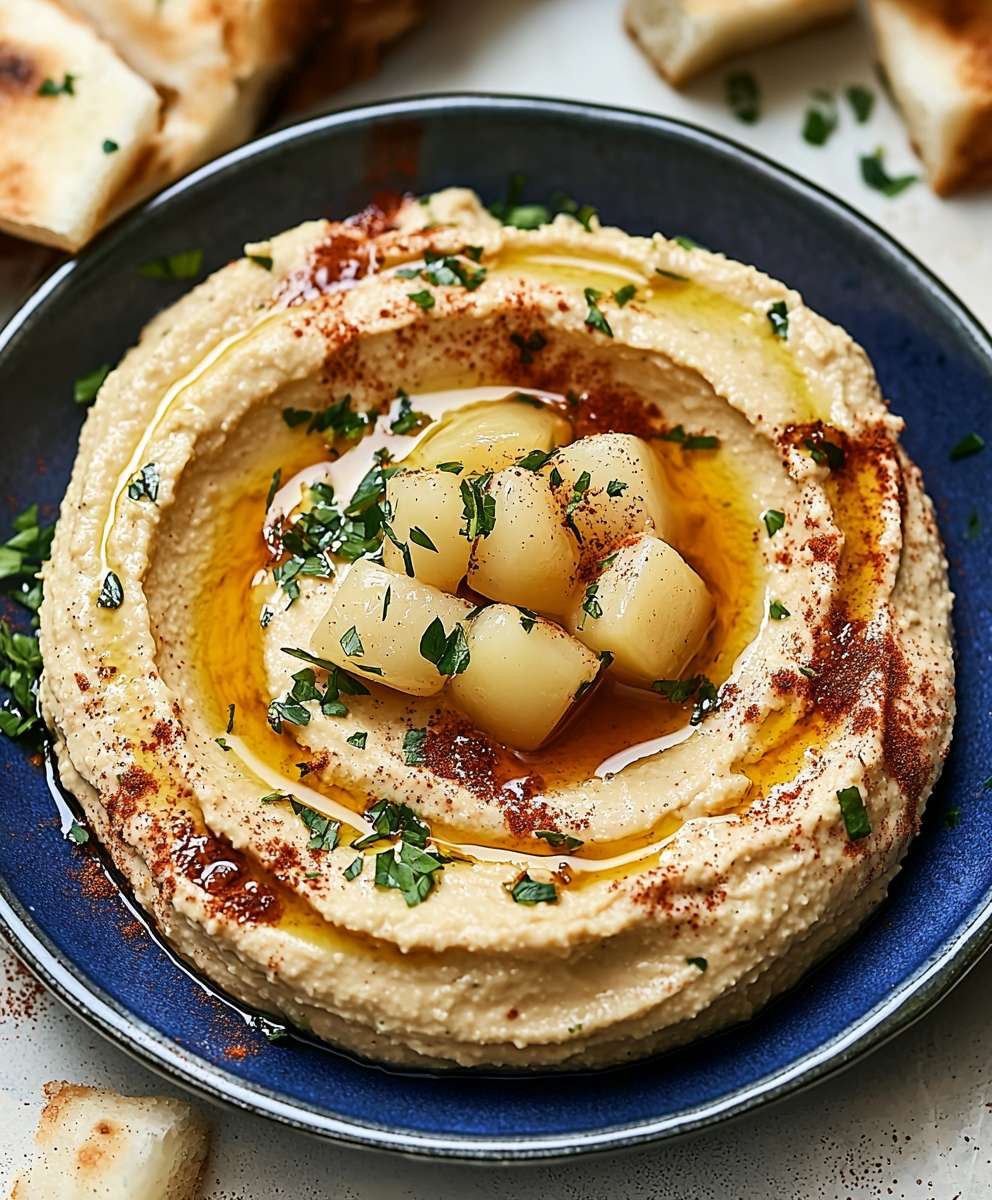 cremiger Hummus herstellen