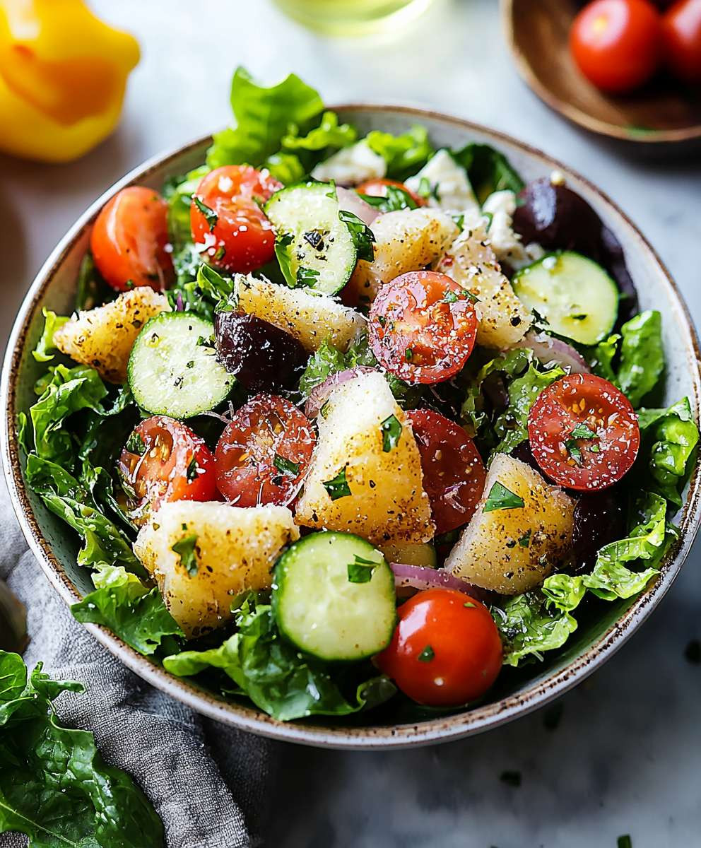 italienischer Salat einfach zubereiten